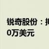 锐奇股份：拟对境外全资子公司增资不超2000万美元