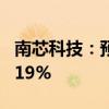 南芯科技：预计上半年净利同比增长101%-119%
