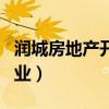 润城房地产开发有限公司（房地产属于什么产业）