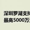 深圳罗湖支持金融机构落户：持牌机构可享受最高5000万元扶持