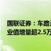 国联证券：车路云一体化政策频出 2030年智能网联汽车产业值增量超2.5万亿