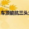 车顶能抗三头大象 哪吒L车身安全性一图看懂