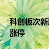 科创板次新股开盘继续活跃 逸飞激光20CM涨停