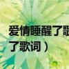 爱情睡醒了歌词有个王子是什么歌（爱情睡醒了歌词）
