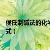 侯氏制碱法的化学方程式总反应式（侯氏制碱法的化学方程式）