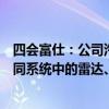四会富仕：公司汽车电子类PCB产品有间接应用于车路云协同系统中的雷达、传感器、天线等设备