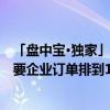 「盘中宝•独家」价格上涨超3成！该行业需求火爆，国内主要企业订单排到10月份