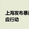上海发布暴雨蓝色预警 启动防汛防台Ⅳ级响应行动