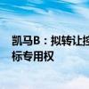 凯马B：拟转让控股子公司无锡凯马50%股权及相关注册商标专用权
