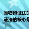 唯物辩证法的核心是否定之否定规律（唯物辩证法的核心是）