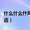 什么什么什风的成语大全（什么什么什么风成语）