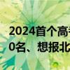 2024首个高考成绩被屏蔽的人出现！全省前50名、想报北大学AI