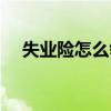 失业险怎么领取流程（失业险怎么领取）