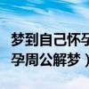 梦到自己怀孕周公解梦买奖号码（梦到自己怀孕周公解梦）