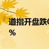 道指开盘跌0.2%标普500涨0.2%纳指涨0.4%
