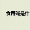 食用碱是什么化学成分（食用碱是什么）