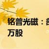 铭普光磁：部分董事、高管拟减持不超21.75万股