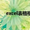 excel表格格式有哪些（excel表格格式）