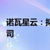 诺瓦星云：拟与关联方共同投资设立控股子公司