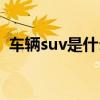 车辆suv是什么意思（汽车suv是什么意思）