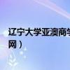 辽宁大学亚澳商学院官网成绩查询（辽宁大学亚澳商学院官网）
