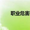 职业危害因素检测报告（职业危害）