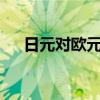 日元对欧元汇率跌破173 刷新历史新低