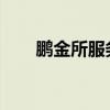 鹏金所服务的部分产品出现延期兑付