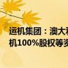 运机集团：澳大利亚全资孙公司拟800万澳元购买威利输送机100%股权等资产