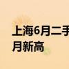 上海6月二手住宅成交2.3万套 创近三年来单月新高