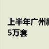上半年广州新房成交近3万套、二手房成交超5万套