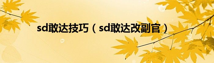 sd敢达技巧（sd敢达g改）