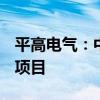 平高电气：中标13.06亿元国家电网相关采购项目