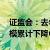 证监会：去年8月至今年6月融券、转融券规模累计下降64%、75%