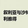 叙利亚与沙特恢复定期航班，首架飞机已抵达利雅得