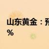 山东黄金：预计上半年净利同比增长42%-65%