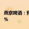 燕京啤酒：预计上半年净利同比增长40%-55%