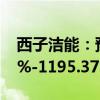 西子洁能：预计上半年净利同比增长922.66%-1195.37%