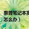 惠普笔记本发热严重怎么办（笔记本发热严重怎么办）