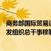 商务部国际贸易谈判代表兼副部长王受文在京会见联合国工发组织总干事穆勒