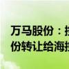 万马股份：控股股东拟将所持公司25.01%股份转让给海控投控