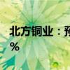 北方铜业：预计上半年净利同比增长41%-51%