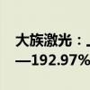 大族激光：上半年净利润同比预增181.34%—192.97%