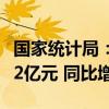 国家统计局：6月份社会消费品零售总额40732亿元 同比增长2.0%