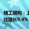 精工钢构：上半年新签合同金额122.4亿元 同比增长9.4%