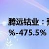 腾远钴业：预计上半年净利同比增长343.07%-475.5%