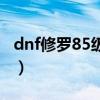 dnf修罗85级技能是什（dnf修罗85刷图加点）