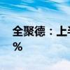 全聚德：上半年净利2934万元 同比增长5.1%