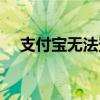 支付宝无法登陆图片（支付宝无法登陆）