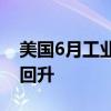 美国6月工业产值环比增长0.6% 制造业产值回升